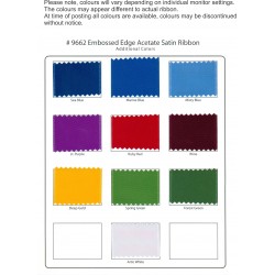 A2 Ribbon Colour Chart 