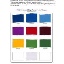 A2 Ribbon Colour Chart 